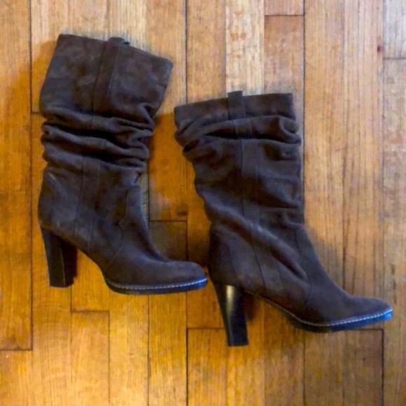 VIA SPIGA ‘Russo’ Slouchy Suede Leather Heel boots. Made in Italy. Like New - Picture 3 of 5